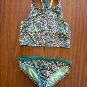 Nike Green Bikini Swim Set